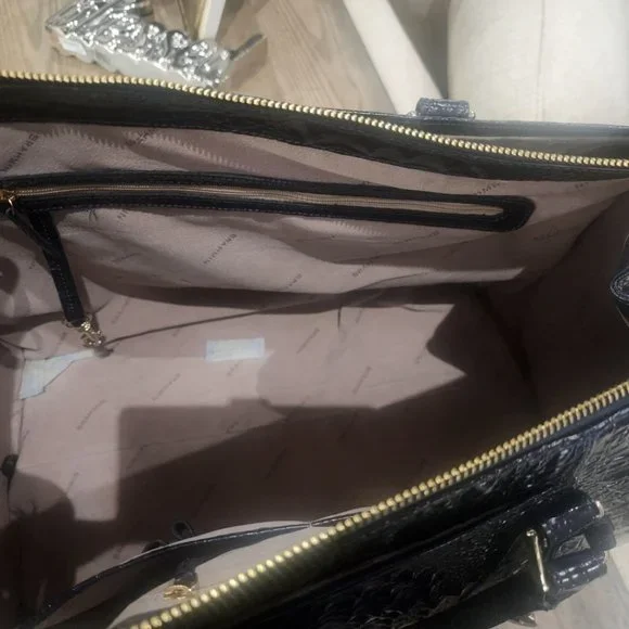 NWT Rare Color Authentic Blue Brahmin Genuine Leather Anywhere - Picture 2 of 11